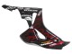 Beste Honda CBR1000RR Motorrad Verkleidung 2006-2007 - Glanzendes Schwarz Gelb Rot Flamme