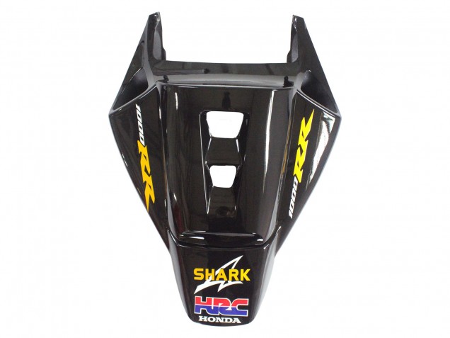 Beste Honda CBR1000RR Motorrad Verkleidung 2006-2007 - Glanzendes Schwarz Gelb Rot Flamme