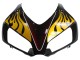 Beste Honda CBR1000RR Motorrad Verkleidung 2006-2007 - Glanzendes Schwarz Gelb Rot Flamme