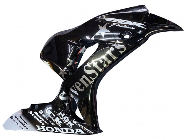 Beste Honda CBR1000RR Motorrad Verkleidung 2006-2007 - Glanzendes Schwarz Gold SevenStars