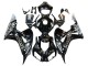 Beste Honda CBR1000RR Motorrad Verkleidung 2006-2007 - Glanzendes Schwarz Gold SevenStars