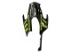 Beste Honda CBR1000RR Motorrad Verkleidung 2008-2011 - Nardo Grau Fluoreszierendes Grun