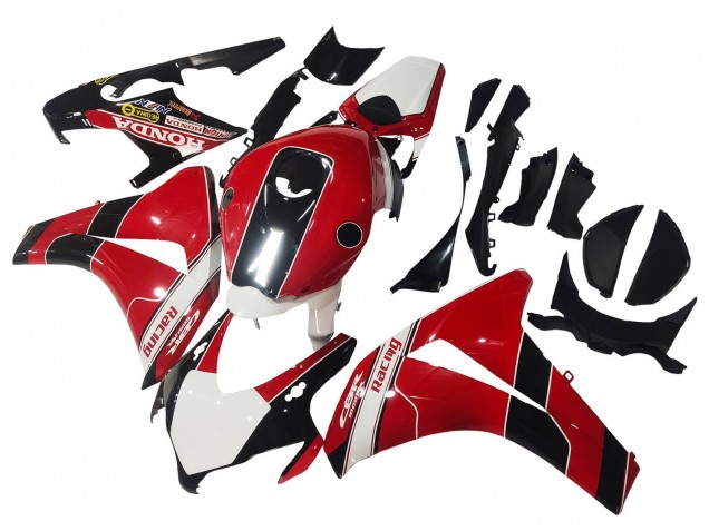 Beste Honda CBR1000RR Motorrad Verkleidung 2008-2011 - Rot Weiss Glanzendes Schwarz Rennen