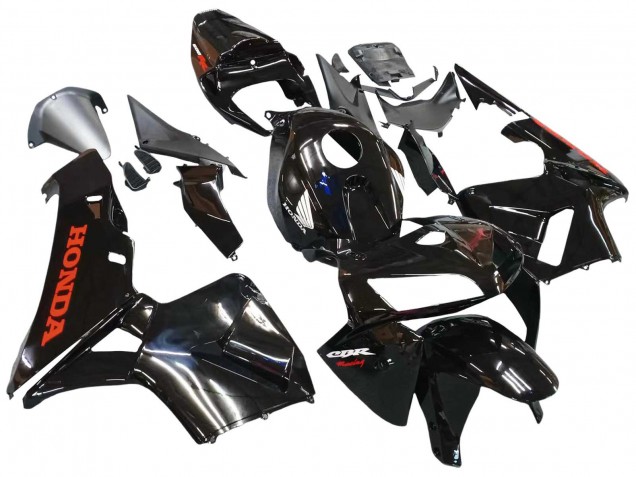 Beste Honda CBR600RR Motorrad Verkleidung 2005-2006 - Glanzendes Schwarz