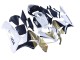 Beste Honda CBR600RR Motorrad Verkleidung 2005-2006 - Gold Weiss Schwarz