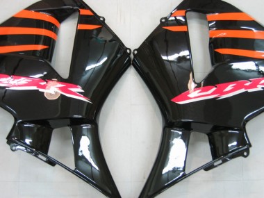 Beste Honda CBR600RR Motorrad Verkleidung 2005-2006 - Orange Schwarz Silber