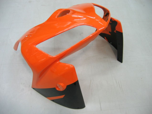 Beste Honda CBR600RR Motorrad Verkleidung 2005-2006 - Orange Schwarz Silber