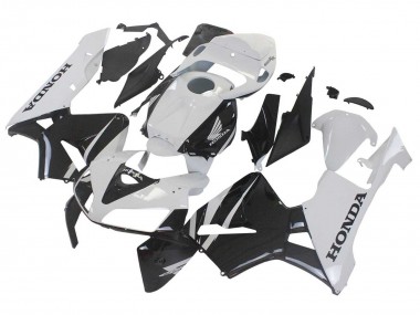 Beste Honda CBR600RR Motorrad Verkleidung 2005-2006 - Schwarz Weiss