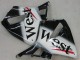Beste Honda CBR600RR Motorrad Verkleidung 2005-2006 - Glanzendes Schwarz Weiss West