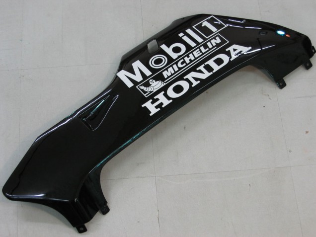 Beste Honda CBR600RR Motorrad Verkleidung 2005-2006 - Glanzendes Schwarz Weiss West