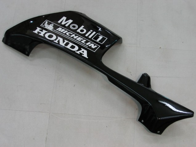 Beste Honda CBR600RR Motorrad Verkleidung 2005-2006 - Glanzendes Schwarz Weiss West