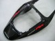 Beste Honda CBR600RR Motorrad Verkleidung 2005-2006 - Glanzendes Schwarz Grau Flamme
