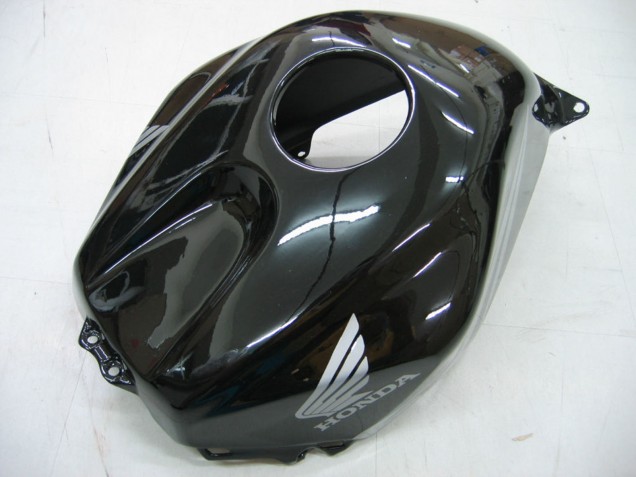 Beste Honda CBR600RR Motorrad Verkleidung 2005-2006 - Glanzendes Schwarz Grau Flamme