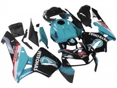 Beste Honda CBR600RR Motorrad Verkleidung 2005-2006 - Hellblau Schwarz 35