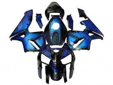 Beste Honda CBR600RR Motorrad Verkleidung 2005-2006 - Blau Schwarz