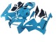Beste Honda CBR600RR Motorrad Verkleidung 2005-2006 - Hellblau