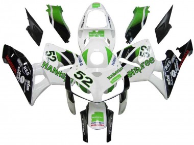 Beste Honda CBR600RR Motorrad Verkleidung 2005-2006 - Grun Weiss Schwarz hannspree 52