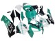 Beste Honda CBR600RR Motorrad Verkleidung 2005-2006 - Hellgrun Weiss Glanzendes Schwarz Joe Rocket
