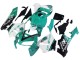 Beste Honda CBR600RR Motorrad Verkleidung 2005-2006 - Hellgrun Weiss Glanzendes Schwarz Joe Rocket