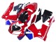 Beste Honda CBR600RR Motorrad Verkleidung 2005-2006 - Rot Blau Schwarz