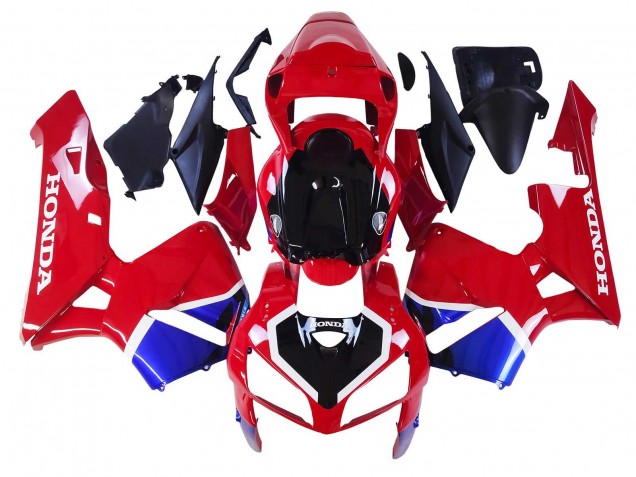 Beste Honda CBR600RR Motorrad Verkleidung 2005-2006 - Rot Blau Schwarz