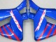 Beste Honda CBR600RR Motorrad Verkleidung 2005-2006 - Rot Blau Silber