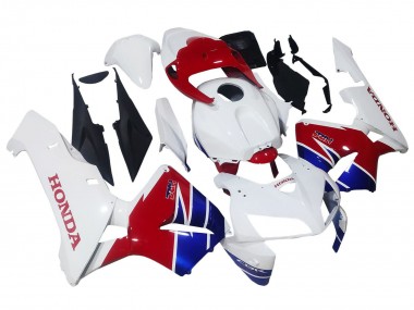 Beste Honda CBR600RR Motorrad Verkleidung 2005-2006 - Weiss Blau Rot