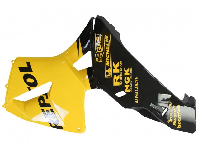 Beste Honda CBR600RR Motorrad Verkleidung 2005-2006 - Gelb Schwarz Repsol