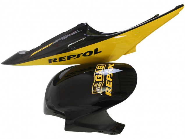 Beste Honda CBR600RR Motorrad Verkleidung 2005-2006 - Gelb Schwarz Repsol