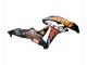 Beste Honda CBR600RR Motorrad Verkleidung 2007-2008 - Matt Schwarz Orange Rot Rossi Repsol 46