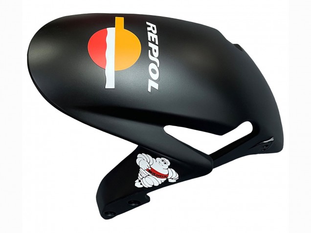 Beste Honda CBR600RR Motorrad Verkleidung 2007-2008 - Matt Schwarz Orange Rot Rossi Repsol 46