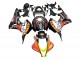 Beste Honda CBR600RR Motorrad Verkleidung 2007-2008 - Matt Schwarz Orange Rot Rossi Repsol 46