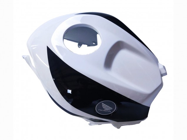 Beste Honda CBR600RR Motorrad Verkleidung 2013-2023 - Weiss Glanzendes Schwarz Repsol