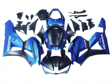 Beste Honda CBR600RR Motorrad Verkleidung 2013-2023 - Blau Matt Schwarz Rennen