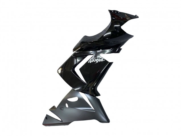 Beste Kawasaki ZX10R Motorrad Verkleidung 2004-2005 - Glanzendes Matt Schwarz Ninja