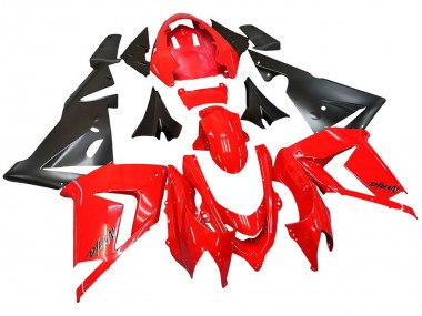 Beste Kawasaki ZX10R Motorrad Verkleidung 2004-2005 - Rot Schwarz Ninja