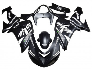 Beste Kawasaki ZX10R Motorrad Verkleidung 2006-2007 - Matt Schwarz