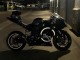 Beste Kawasaki ZX10R Motorrad Verkleidung 2006-2007 - Glanzendes Schwarz Weiss Kreis