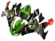Beste Kawasaki ZX10R Motorrad Verkleidung 2006-2007 - Grun Grau Rot Schwarz Gelb