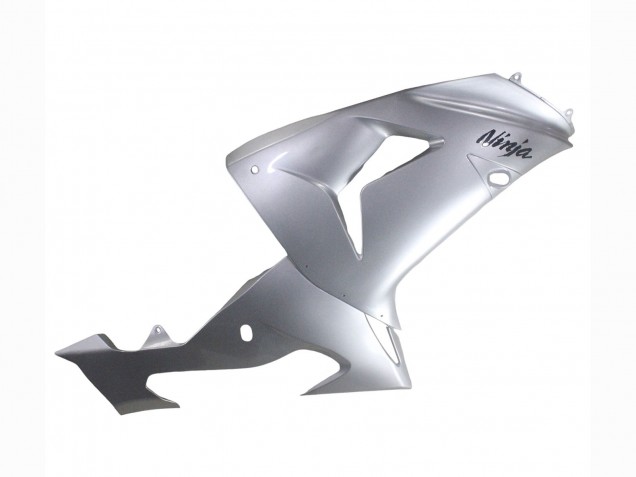 Beste Kawasaki ZX10R Motorrad Verkleidung 2006-2007 - Silber Schwarz Ninja