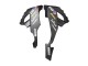 Beste Kawasaki ZX10R Motorrad Verkleidung 2008-2010 - Glanzendes Schwarz Weiss Grun Monster Elf