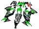 Beste Kawasaki ZX10R Motorrad Verkleidung 2008-2010 - Grun Weiss Rot Schwarz Monster Elf 66