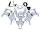 Beste Kawasaki ZX10R Motorrad Verkleidung 2011-2015 - Weiss Grun Streifen Schwarz Ninja