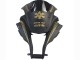 Beste Kawasaki ZX10R Motorrad Verkleidung 2011-2015 - Matt Schwarz Gold Schnee Elf