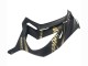 Beste Kawasaki ZX10R Motorrad Verkleidung 2011-2015 - Matt Schwarz Gold Schnee Elf