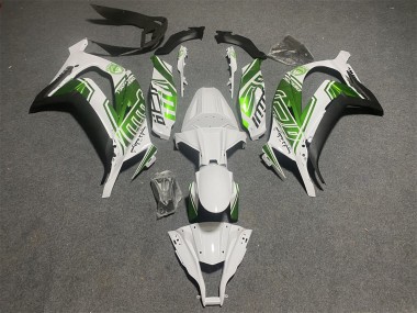 Beste Kawasaki ZX10R Motorrad Verkleidung 2011-2015 - Weiss Grun Matt Schwarz