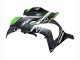 Beste Kawasaki ZX10R Motorrad Verkleidung 2016-2020 - Matt Schwarz Grun Weiss Ninja