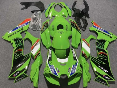 Beste Kawasaki ZX10R Motorrad Verkleidung 2021-2025 - Grun Weiss Blau Schwarz Rot Showr Elf Mouldings Monster