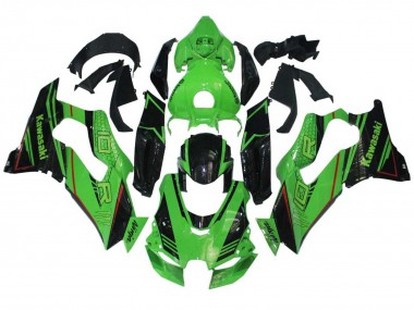 Beste Kawasaki ZX10R Motorrad Verkleidung 2021-2025 - Grun Glanzendes Schwarz