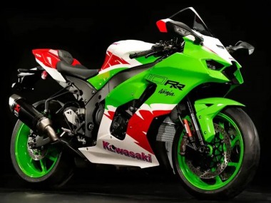 Beste Kawasaki ZX10R Motorrad Verkleidung 2021-2025 - Weiss Grun Rot